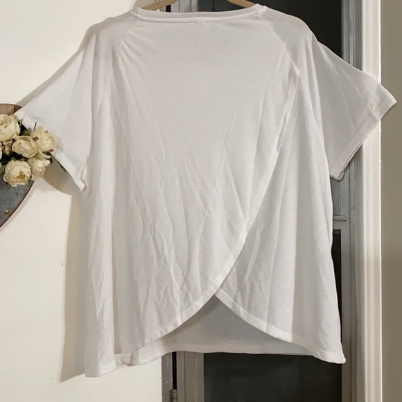 New J Crew white T Shirt size 2X - Picture 3 of 8